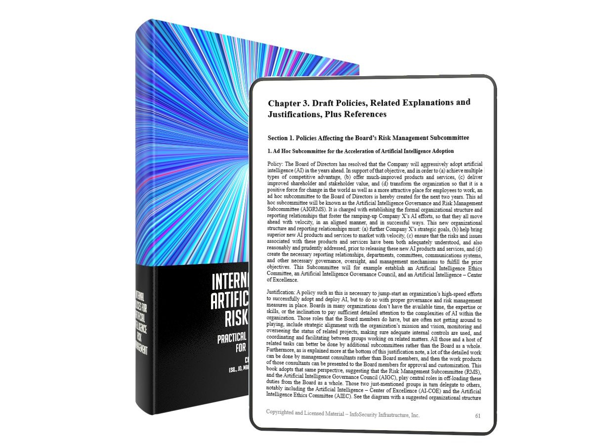 Internal Policies for Artificial Intelligence Risk Management - Print Hardcover and Digital Edition
